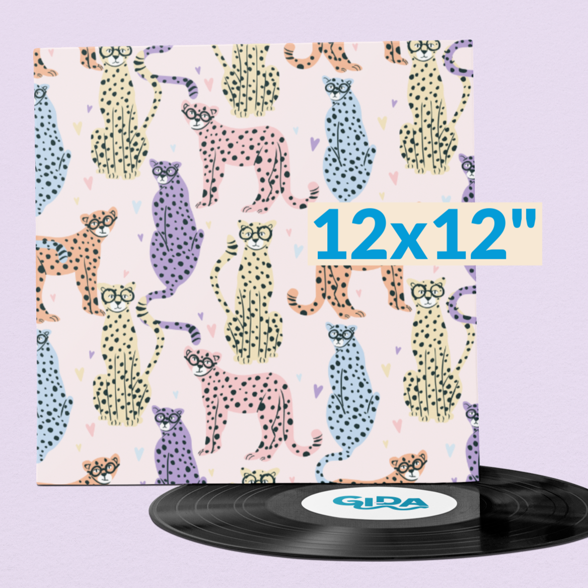 Cute Cheetah Patterned Vinyl