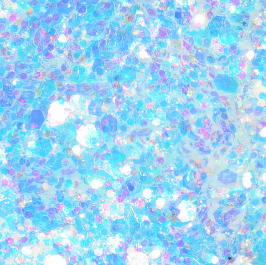 White Opal Chunky Glitter - 2 oz - GIDA DESIGN