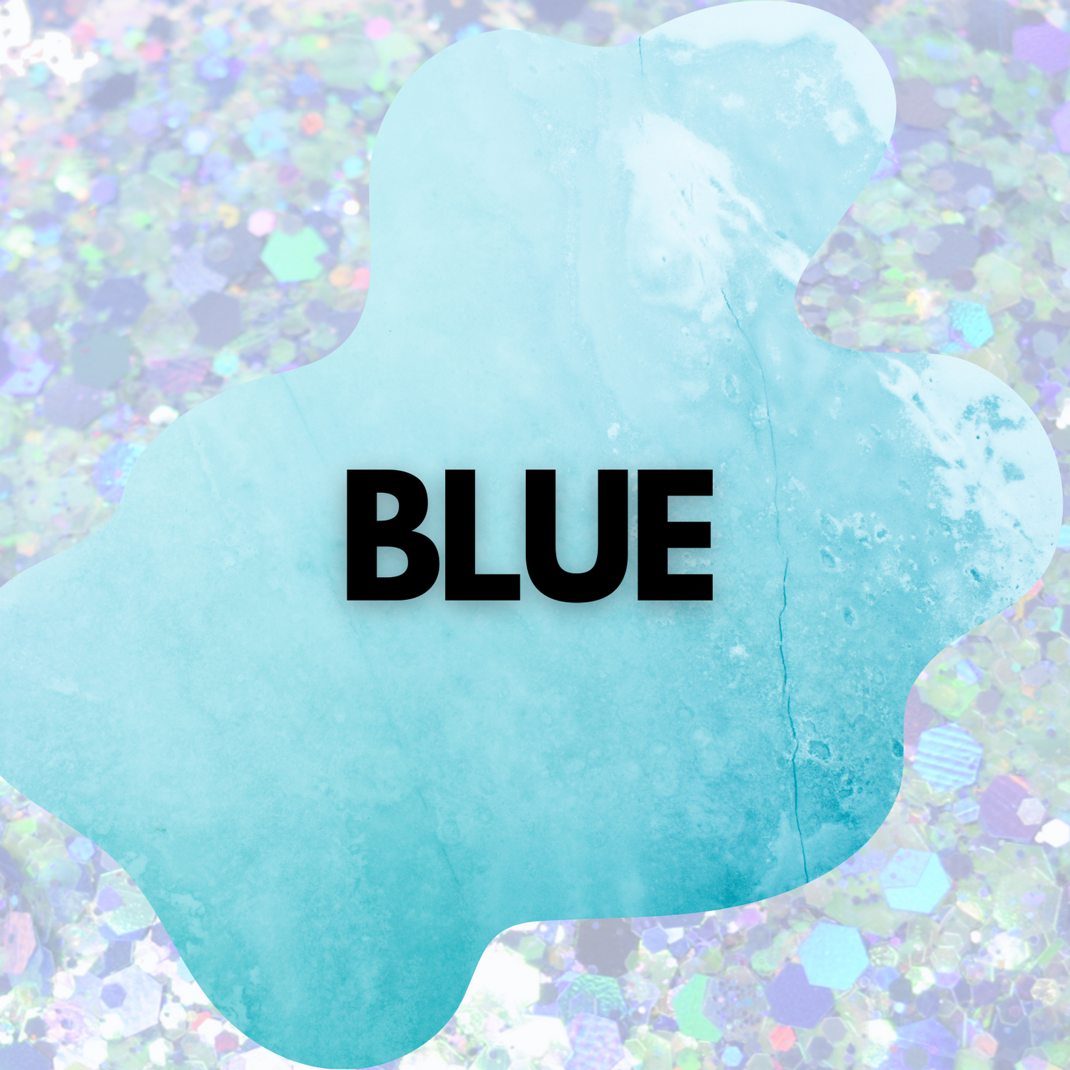 BLUE GLITTER