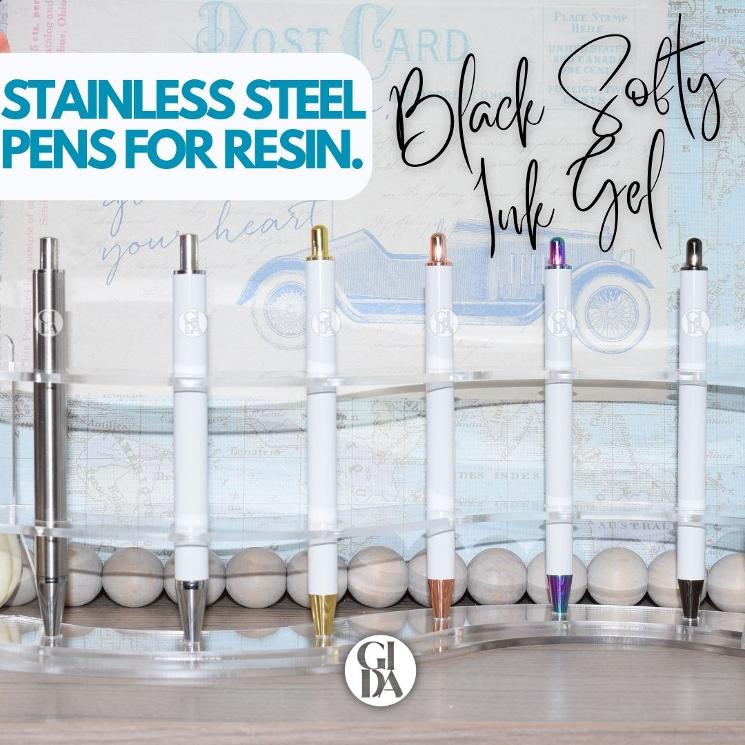 Stainless Steel RESIN Pens By GIDA