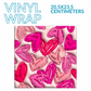 3D - Pink Hearts Straight 20oz Tumbler wrap Vinyl