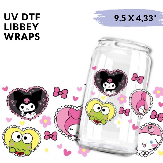 UV DTF - 5 Friends Wrap Sanrio