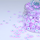 Lilac Turkish Eyes Polymer clay 1 oz