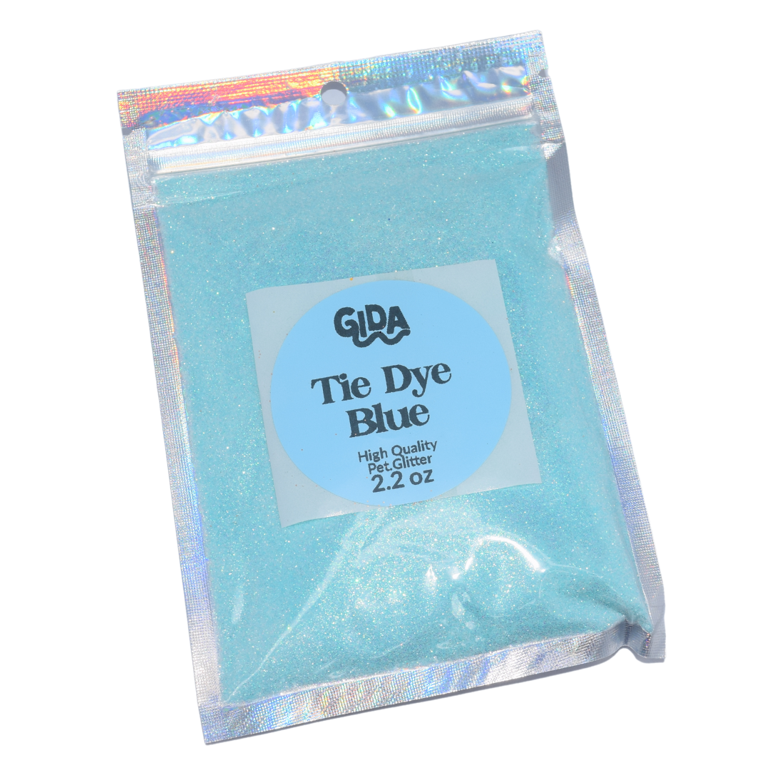 Tie Dye Blue Glitter - 2.2 oz