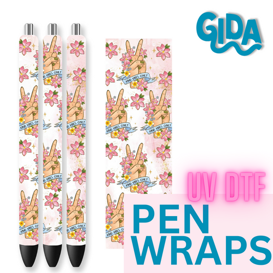 UV DTF - Kind vibes Only Pen Wrap