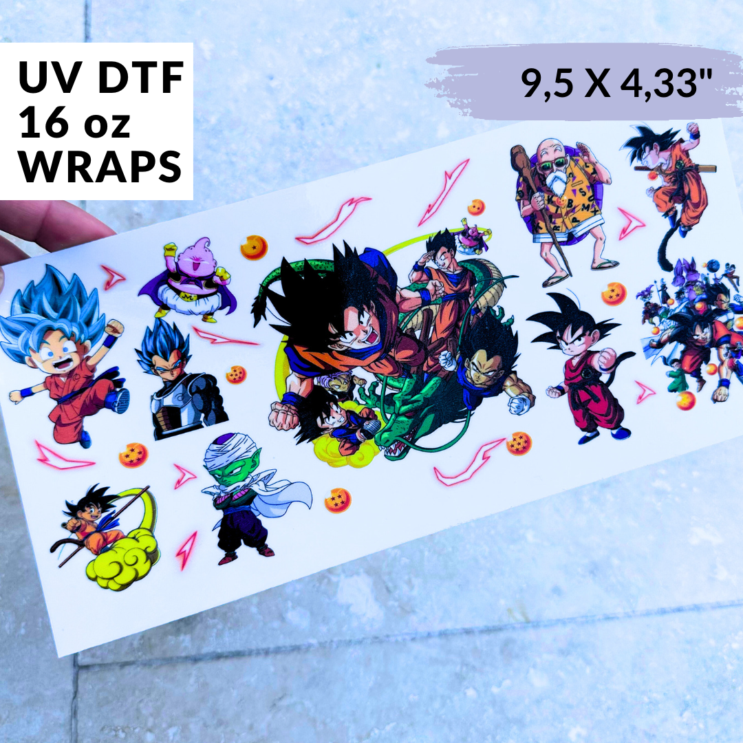 UV DTF - Dragon Ball Z Libbey Wrap