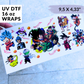 UV DTF Stickers Wrap - Dragon Ball Z Libbey Wrap