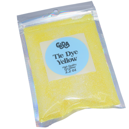 Tie Dye Yellow Glitter - 2.2 oz