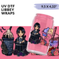 UV DTF Stickers Wraps - Merlina and Enid Libbey cup Wrap