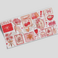 UV DTF -  Cherries Coquette -  16oz Libbey cup Wrap