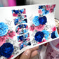 UV DTF - mom Blue flowers Libbey cup Wrap