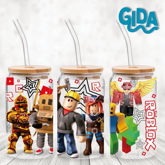 UV DTF -  Roblox Boys libbey cup Wrap
