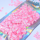 Pink Hello kitty 3 mm Polymer clay 1 oz - Snowglobe Version