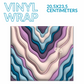 3D - Purple Geode Straight 20oz Tumbler wrap Vinyl