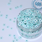 Mint Turkish Eyes Polymer clay 1 oz