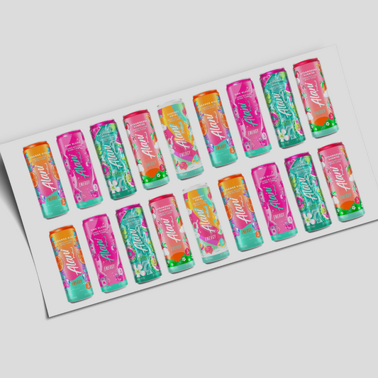 Cup Wrap Sticker  - UV DTF Alani soda