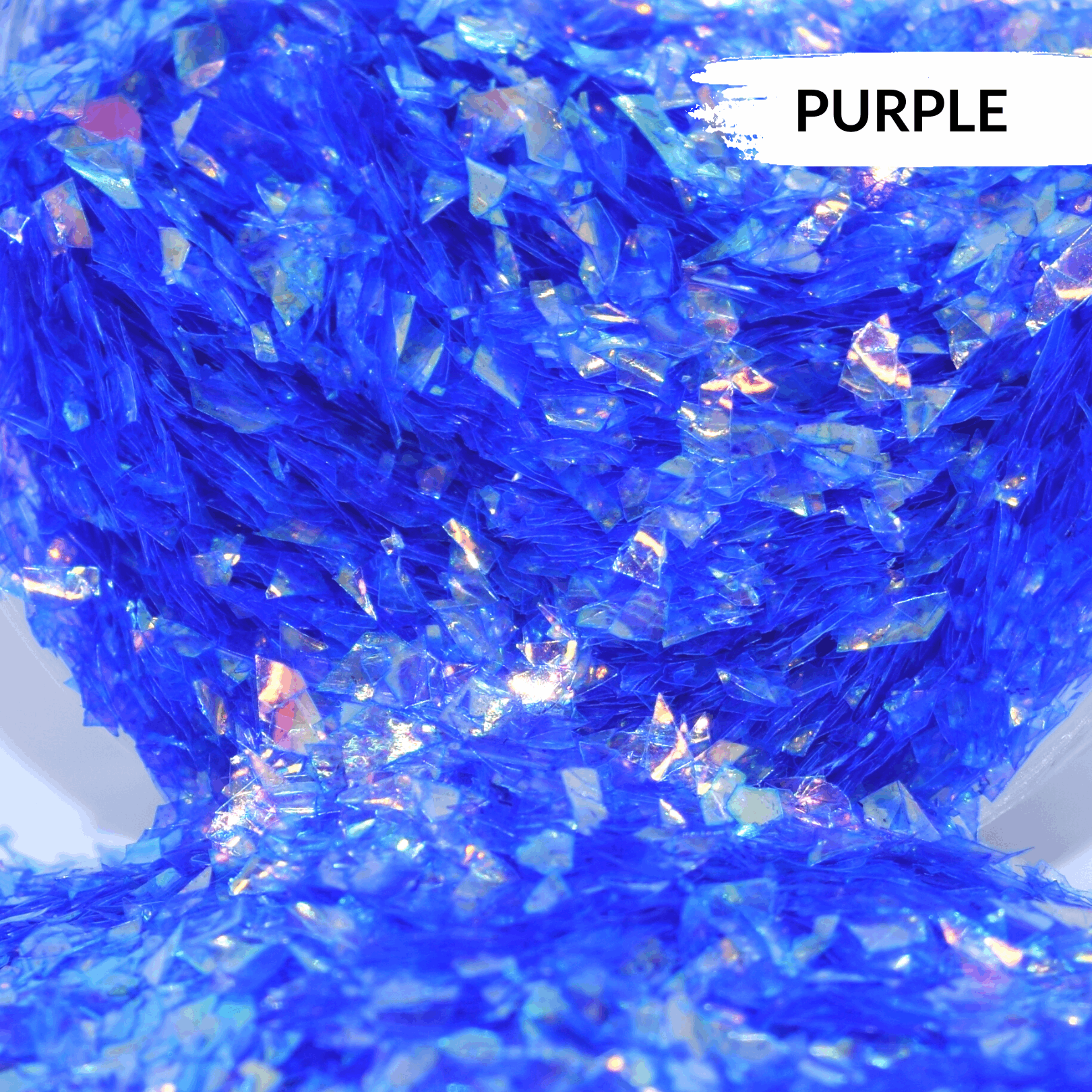 4ct Color Flakes box Glitter