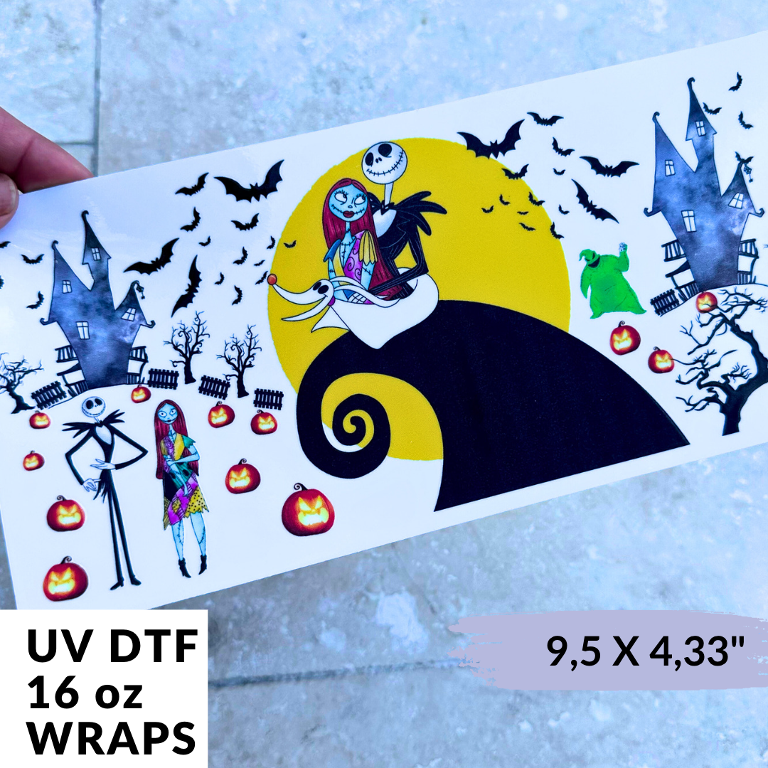 UV DTF Stickers Wraps - Halloween Jacky Libbey Wrap