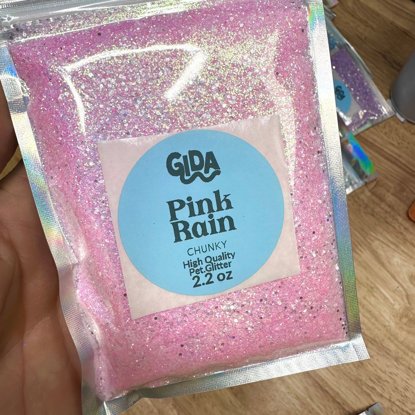 Pink Rain Chunky mix - 2.2 oz
