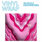 3D - Pink Geode Straight 20oz Tumbler wrap Vinyl