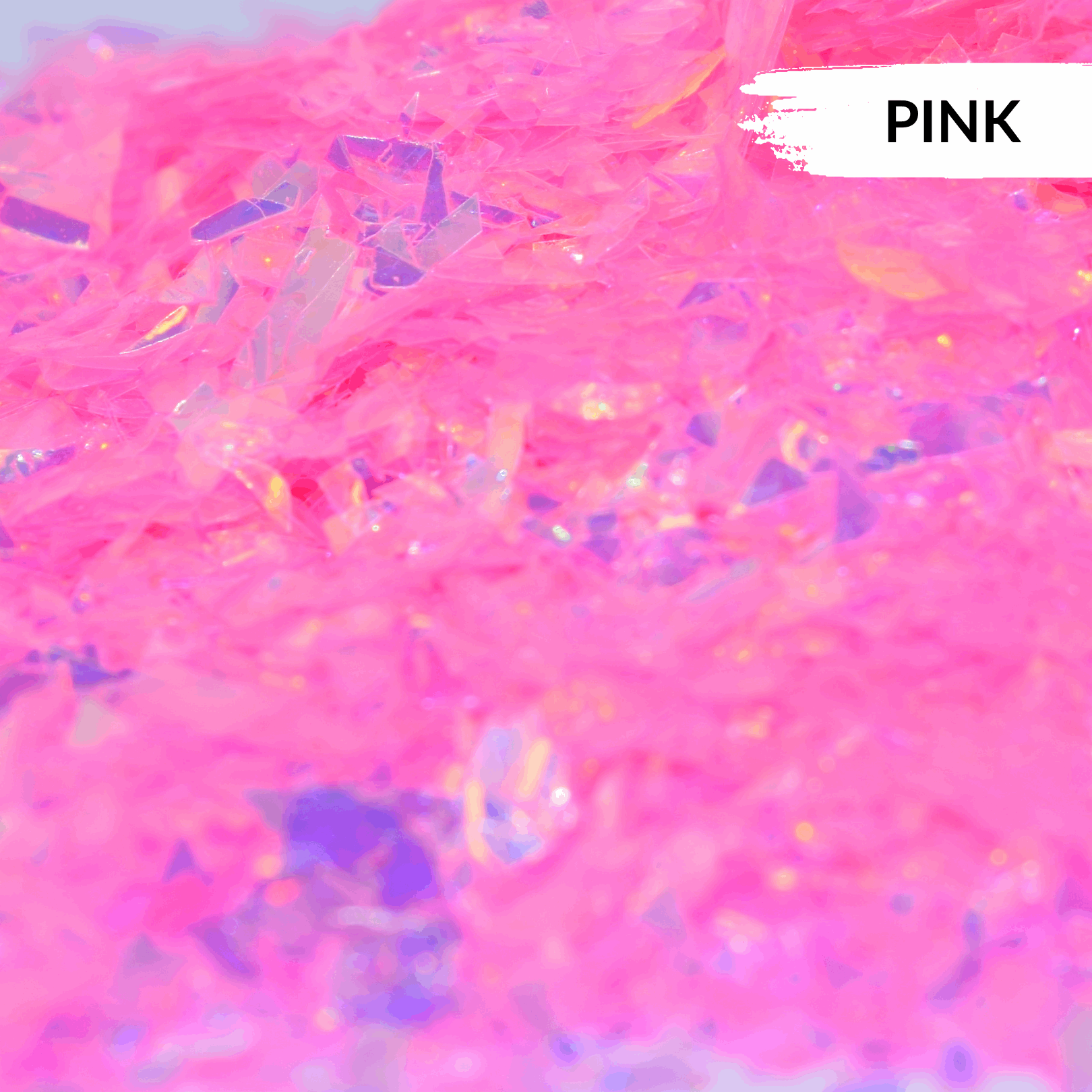 4ct Color Flakes box Glitter