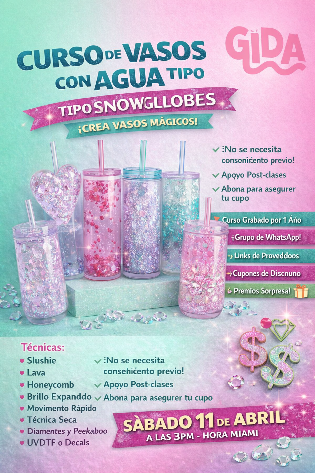 GRABACION - Snowglobe Peekaboo Tumbler - Abril 2026