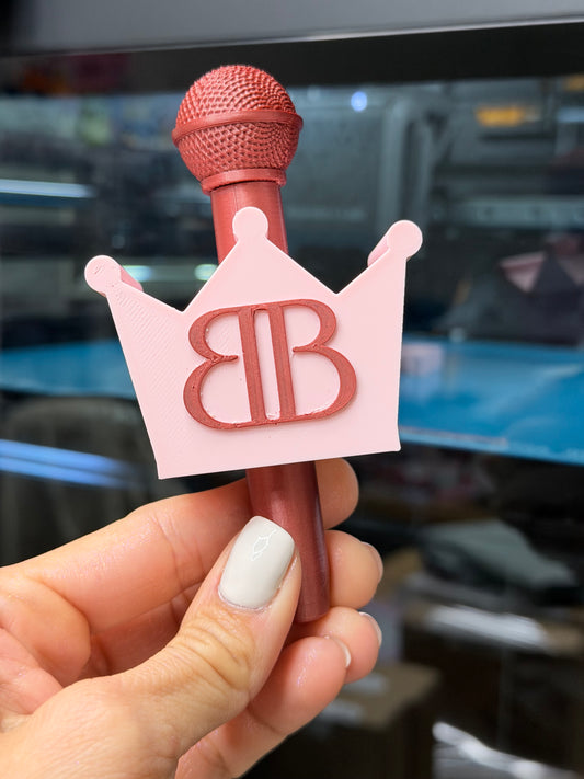 Customized Mini 3D Printed Microphone 🎤 (8 to 10 business days)