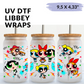 UV DTF Stickers Wraps - Poderosas libbey cup Wrap