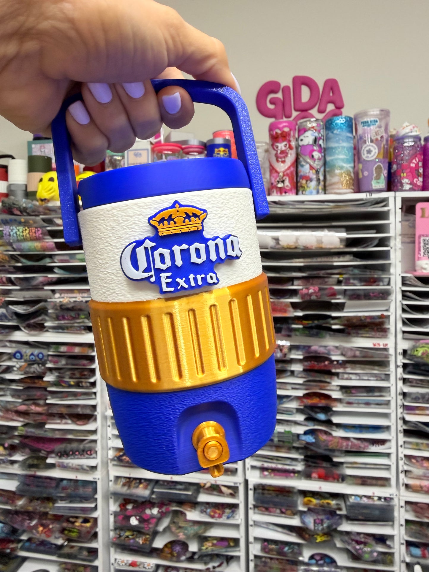 3D Printed Corona Barrel Can Cooler for 12oz