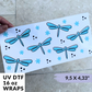 UV DTF - DragonFlies Libbey Wrap