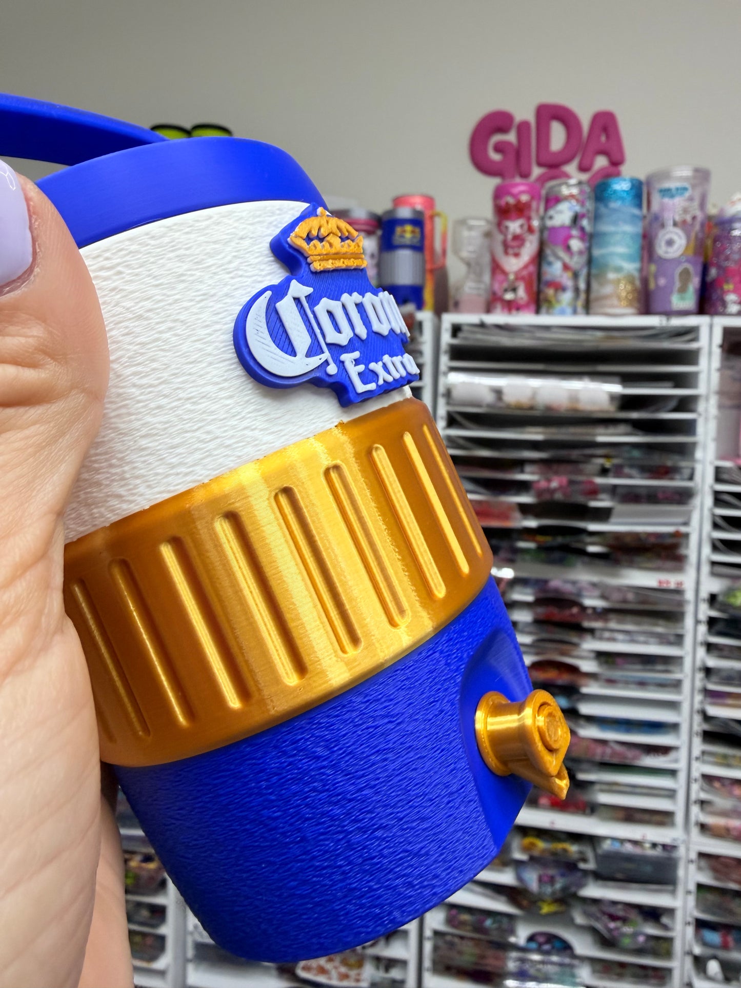 3D Printed Corona Barrel Can Cooler for 12oz