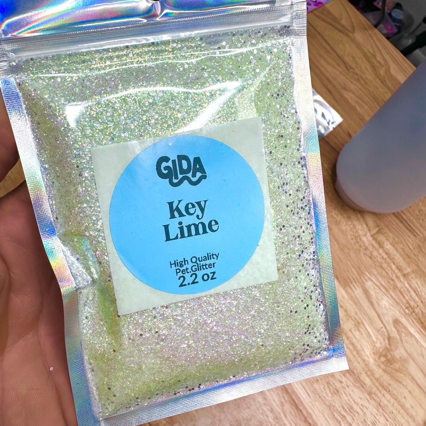 Key Lime Glitter - 2.2 oz