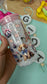 Paris Rhinestones Libbey Acrylic Cup 16 oz – Bling Iced Coffee Glass, Handmade Decorated Tumbler, Ready to Ship