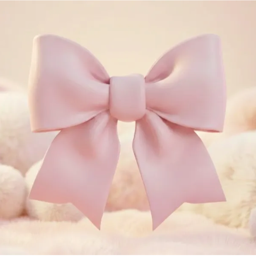 3D Printed – Coquette Bow Decorative Drink Accessory (for 20oz or more) not a topper just an accessory