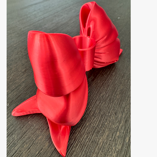 3D Printed Libbey Cup Lid Topper – Tiny Coquette Bow Decorative Drink Accessory