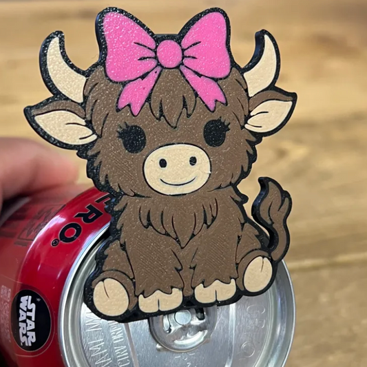 3D Printed Highland Cow Can Opener