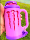 Changing color 3D Printed Can cooler set: lid, keychain and opener MONSTER SIZE 16 OZ