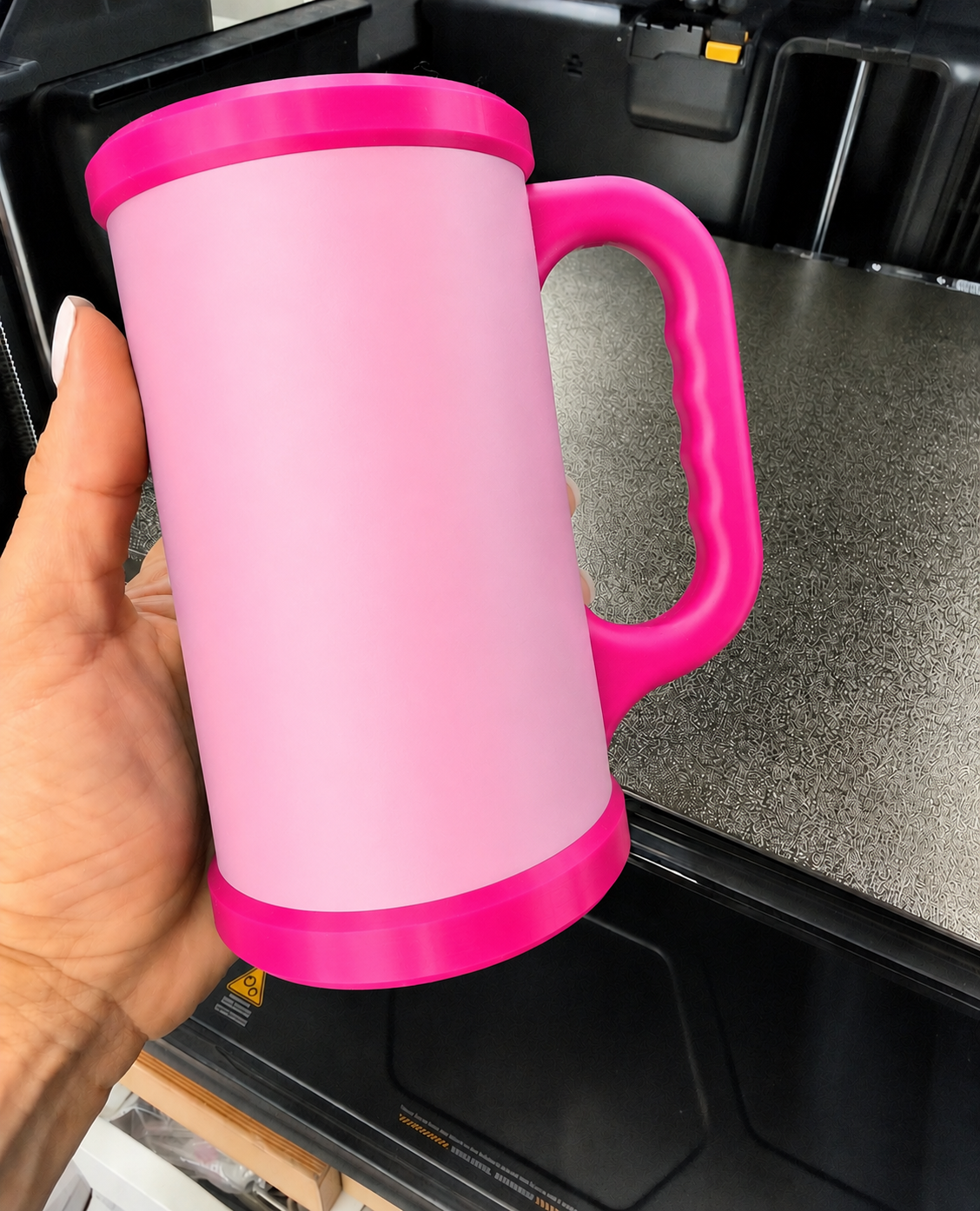 3D Printed customized Can cooler set: lid, keychain and opener SIZE 16 OZ
