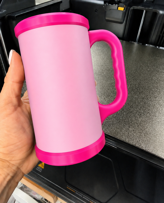 3D Printed customized Can cooler set: lid, keychain and opener SIZE 16 OZ
