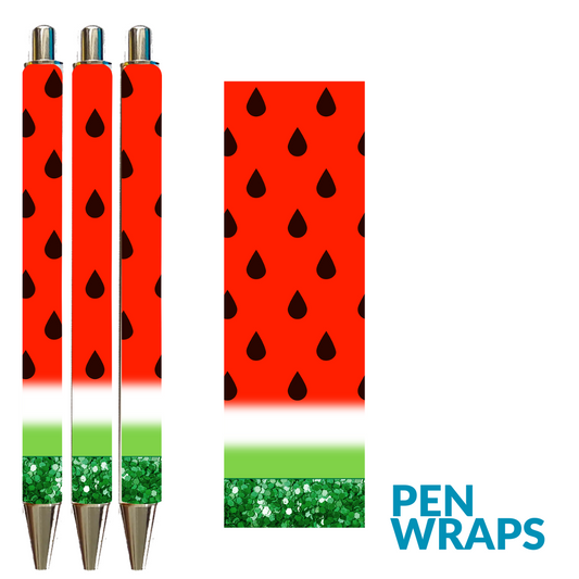 Pen wrap UV DTF - Watermelon Pen Wrap