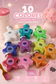 New Combo - 10 Colors Rhinestones for Snow Globes Libbey 16 oz