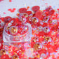 Crazy Red Flat Back Pearl Mix - 1.2 oz