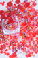 Crazy Red Flat Back Pearl Mix - 1.2 oz