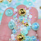 Tiffany Mint Flat Back Pearl Mix - 1.2 oz