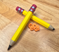 ✏️ 3D Printed Jumbo Pencil Pen | Refillable Ink | Teacher Theme Gift Ballpoint Pen
