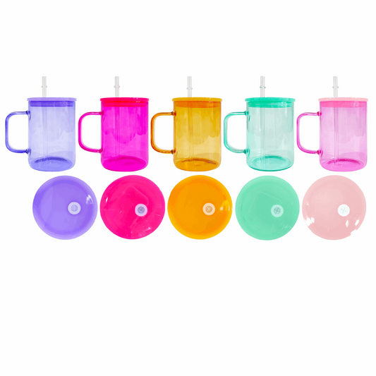 17 OZ Jelly Mug - Sublimation Glass Mug