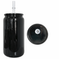 16 Oz  Black Glass Can