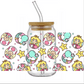 Cup Wrap Uv Dtf Sticker - Peaches Peaches Libbey cup Wrap