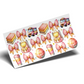 Cup Wrap Stickers UV DTF - Pink watercolor teacher icons