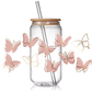 Cup Wrap Sticker  - UV DTF nude Butterflies